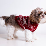The Dog Holiday Onesie Red