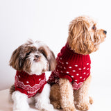 The Dog Holiday Onesie Red