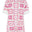 Crochet Short Jumpsuit Pink