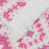 Crochet Short Jumpsuit Pink