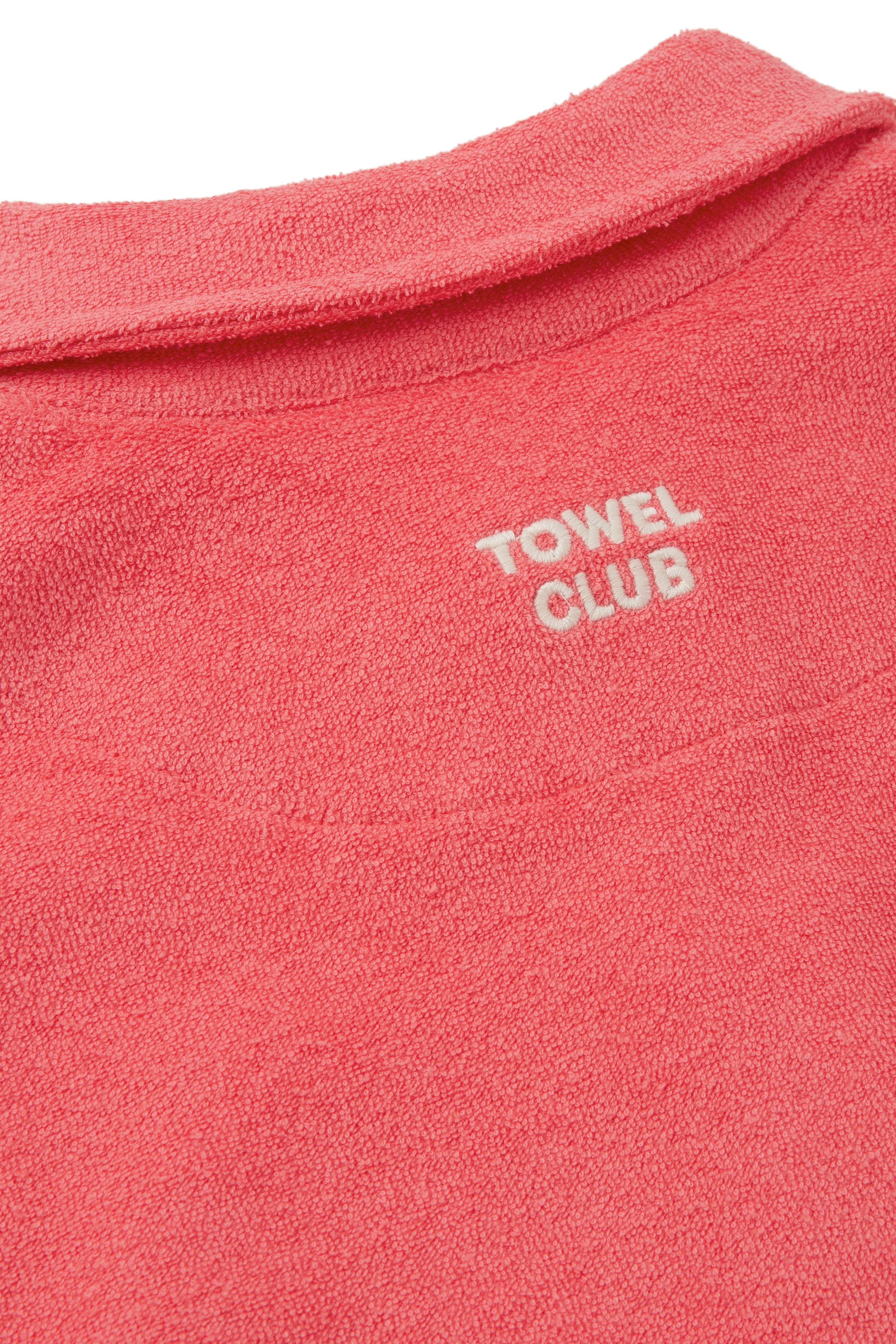Towel Club Piquet Tshirt Coral