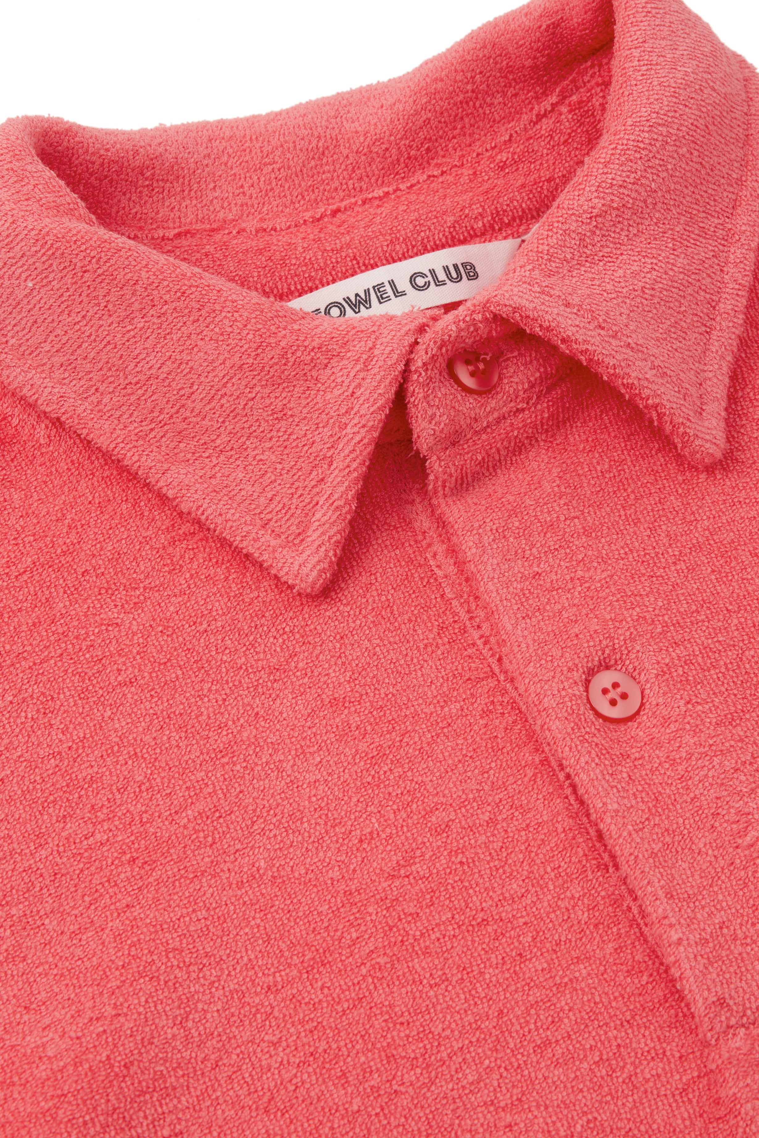 Towel Club Piquet Tshirt Coral