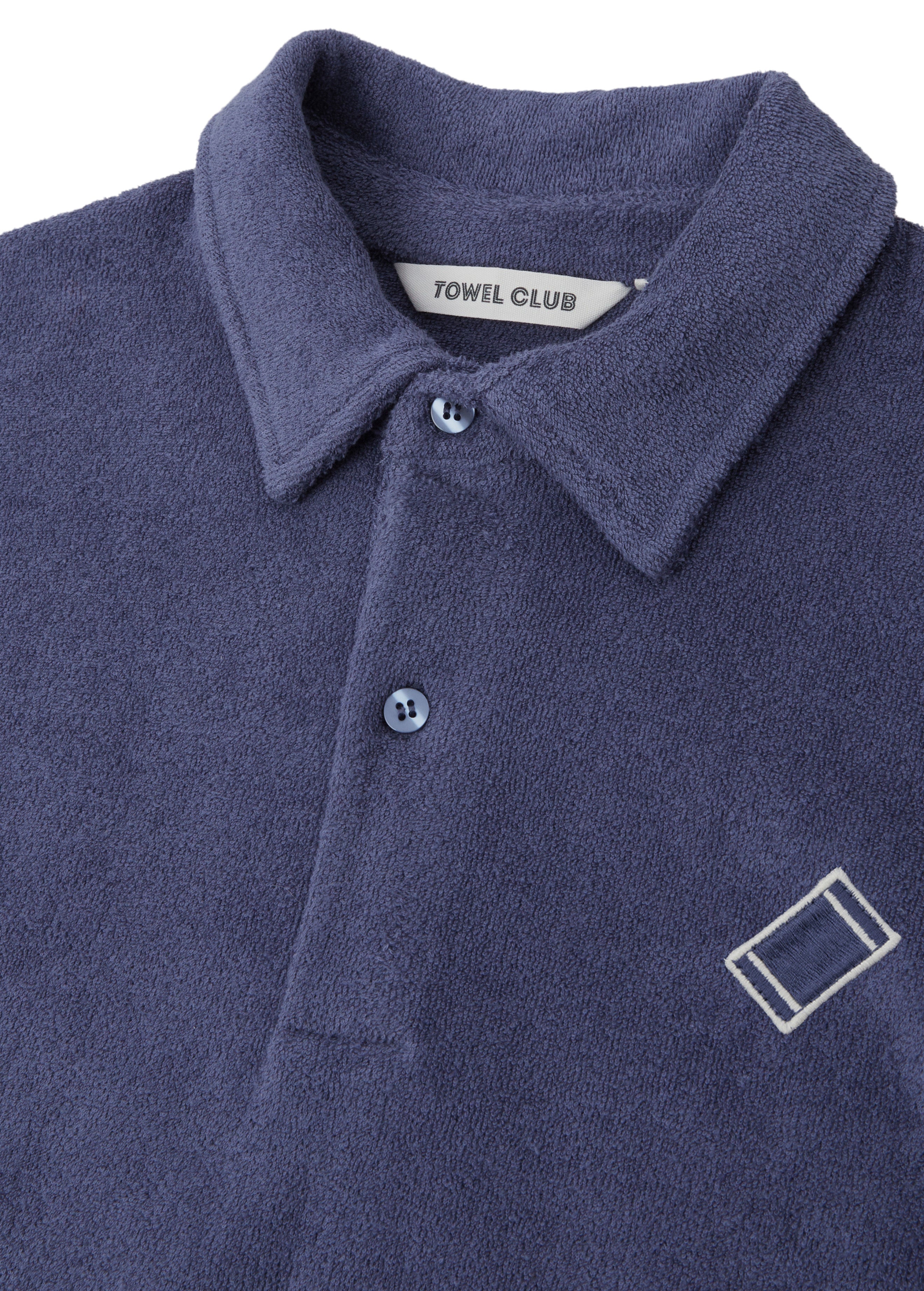Towel Club Piquet Tshirt Dusty Navy