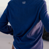 Towel Club Longsleeve Polo Shirt Dusty Navy