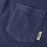 Towel Club Longsleeve Polo Shirt Dusty Navy