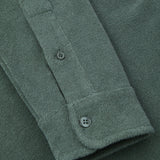 Towel Club Longsleeve Polo Shirt Dusty Green