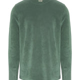 Towel Club Longsleeve Polo Shirt Dusty Green