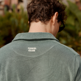 Towel Club Longsleeve Polo Shirt Dusty Green