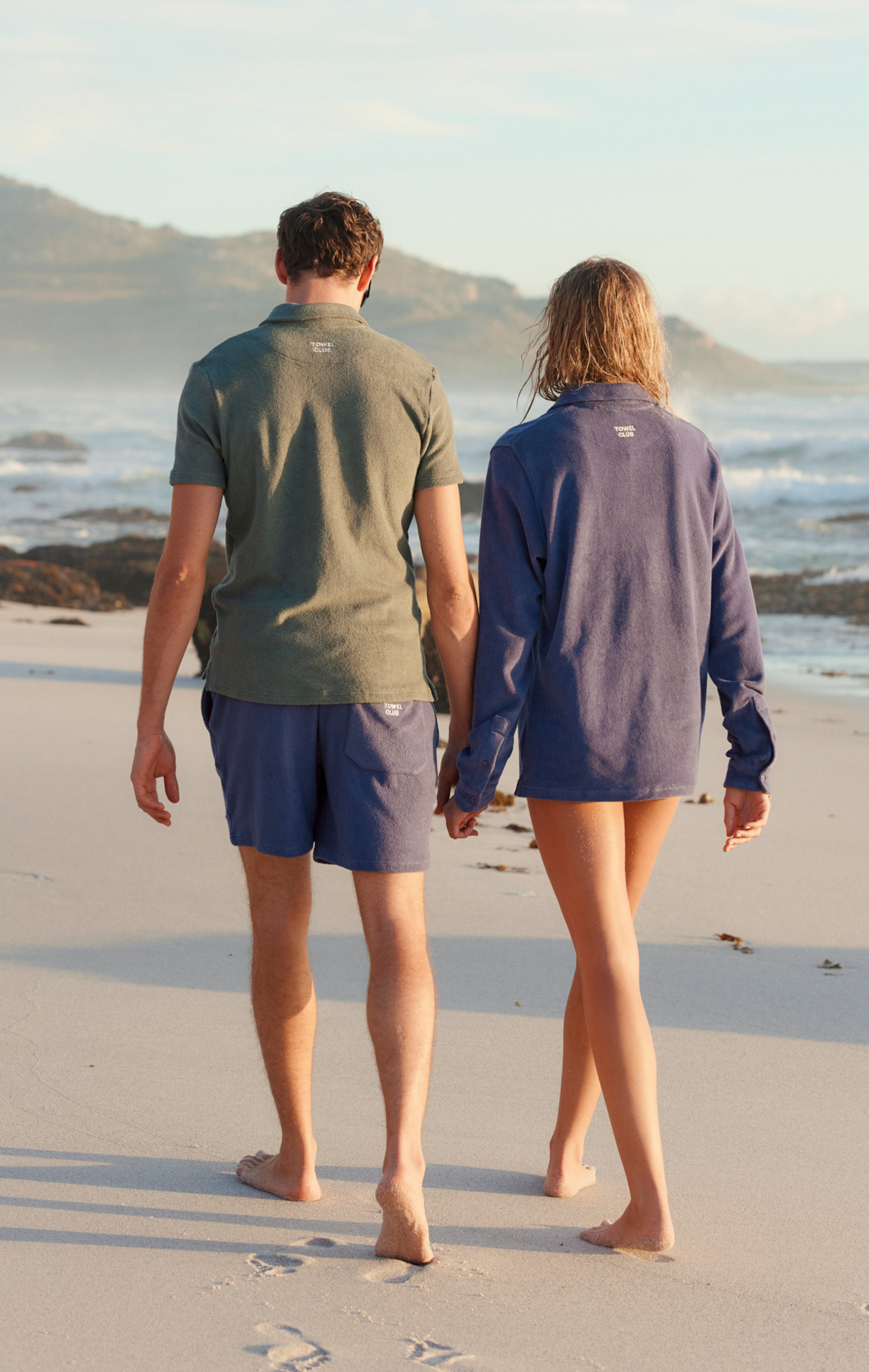 Towel Club Shorts Dusty Navy
