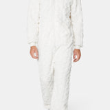 Puppy Cable Jumpsuit Off White