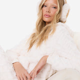 Puppy Cable Jumpsuit Off White
