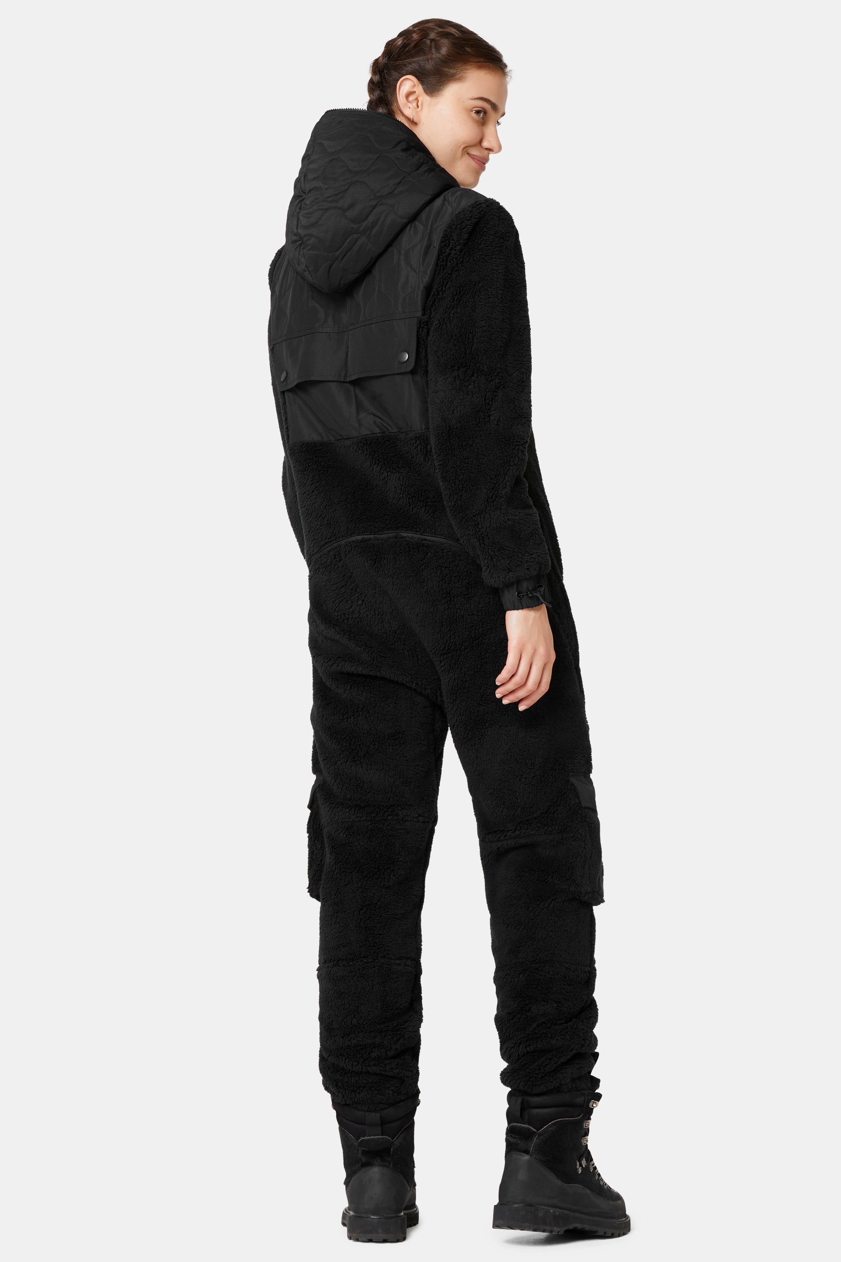 Puppy Cargo Jumpsuit Black