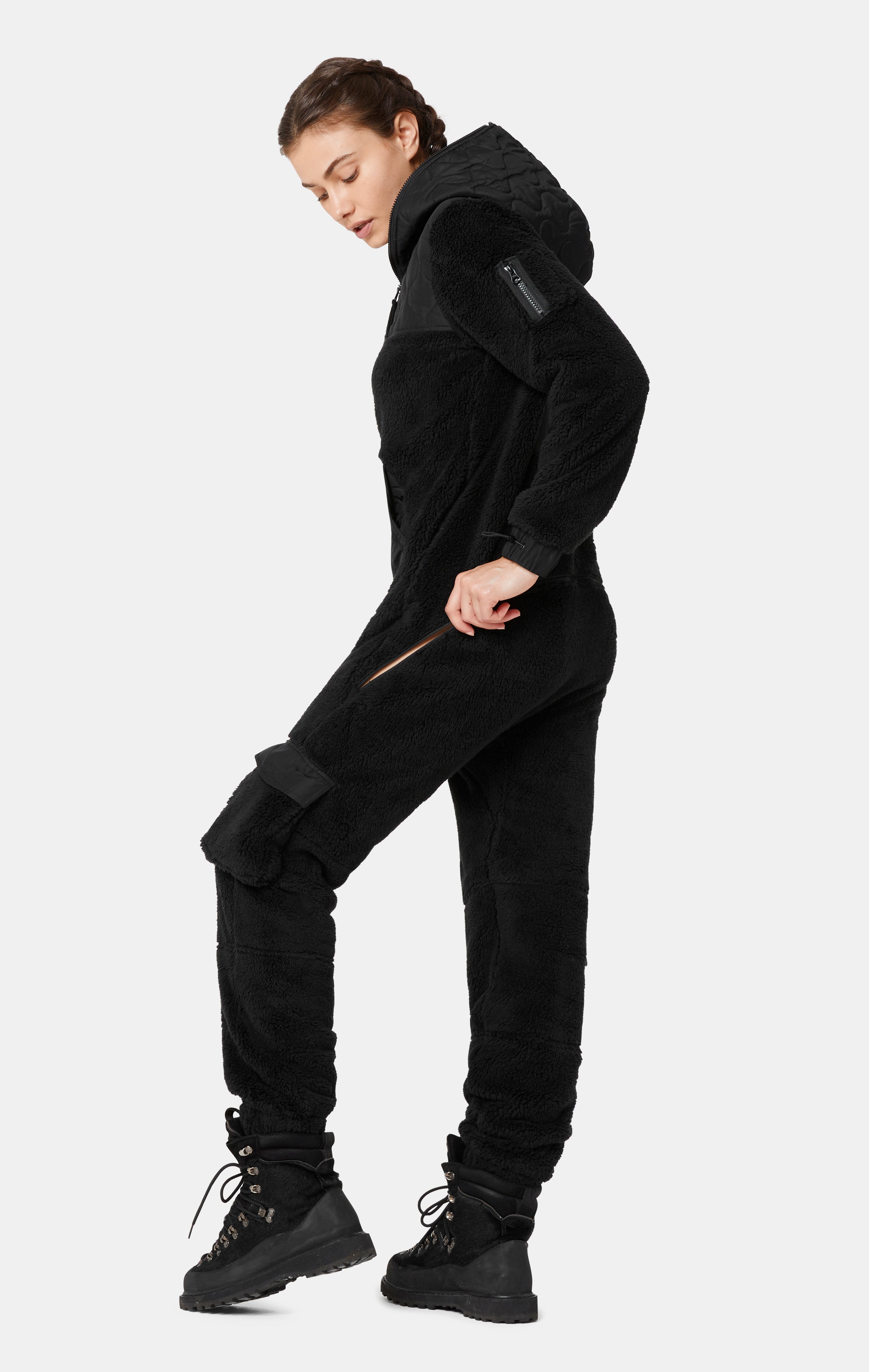 Puppy Cargo Jumpsuit Black