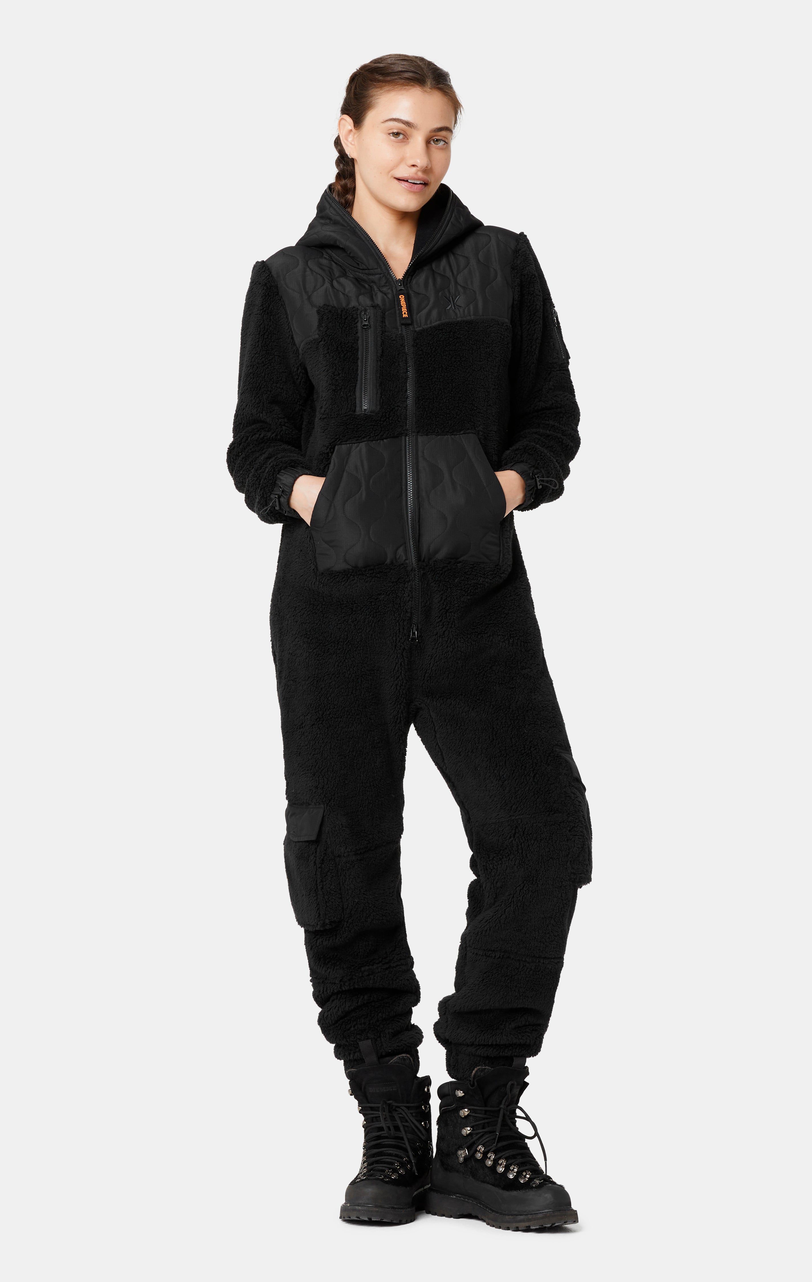 Puppy Cargo Jumpsuit Black