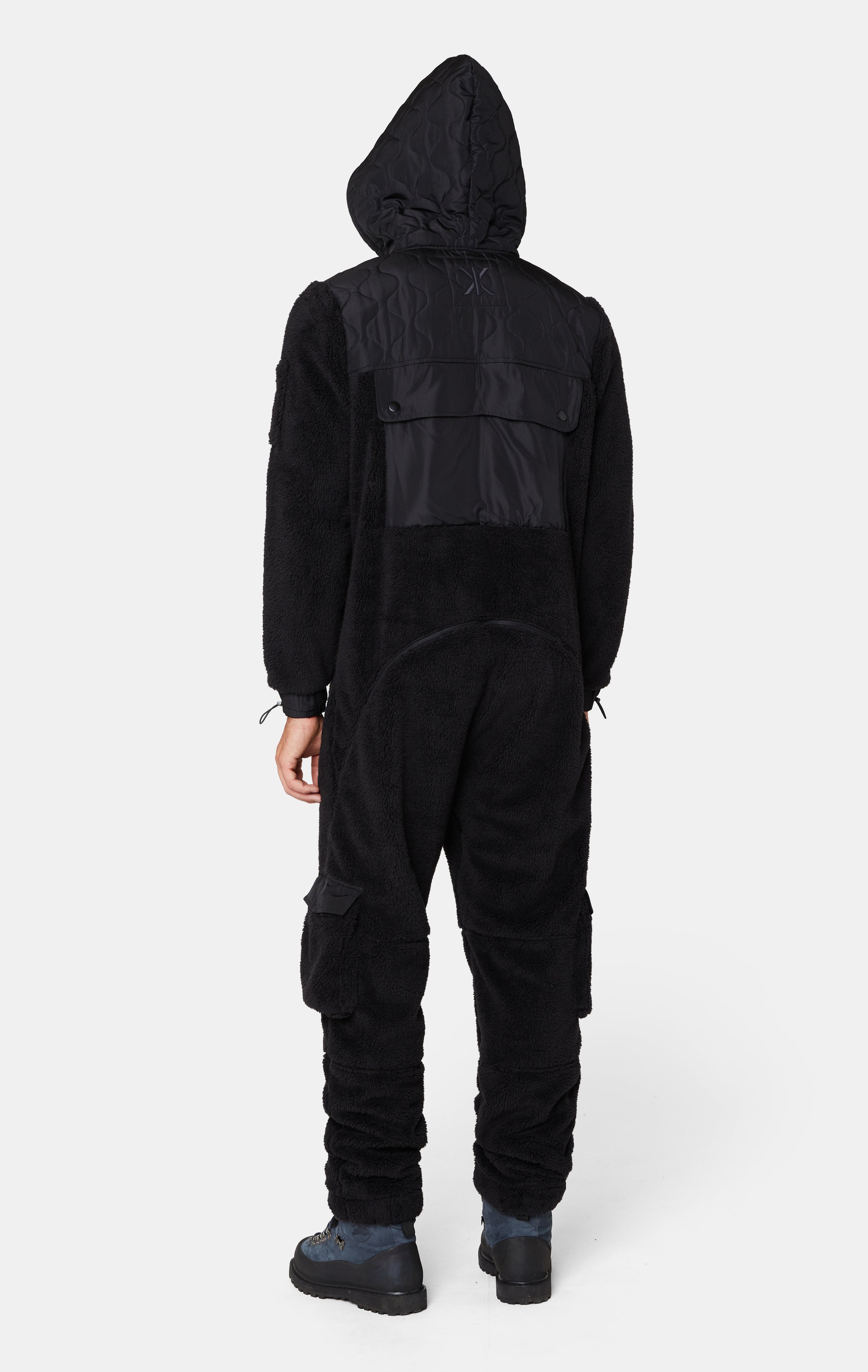 Puppy Cargo Jumpsuit Black