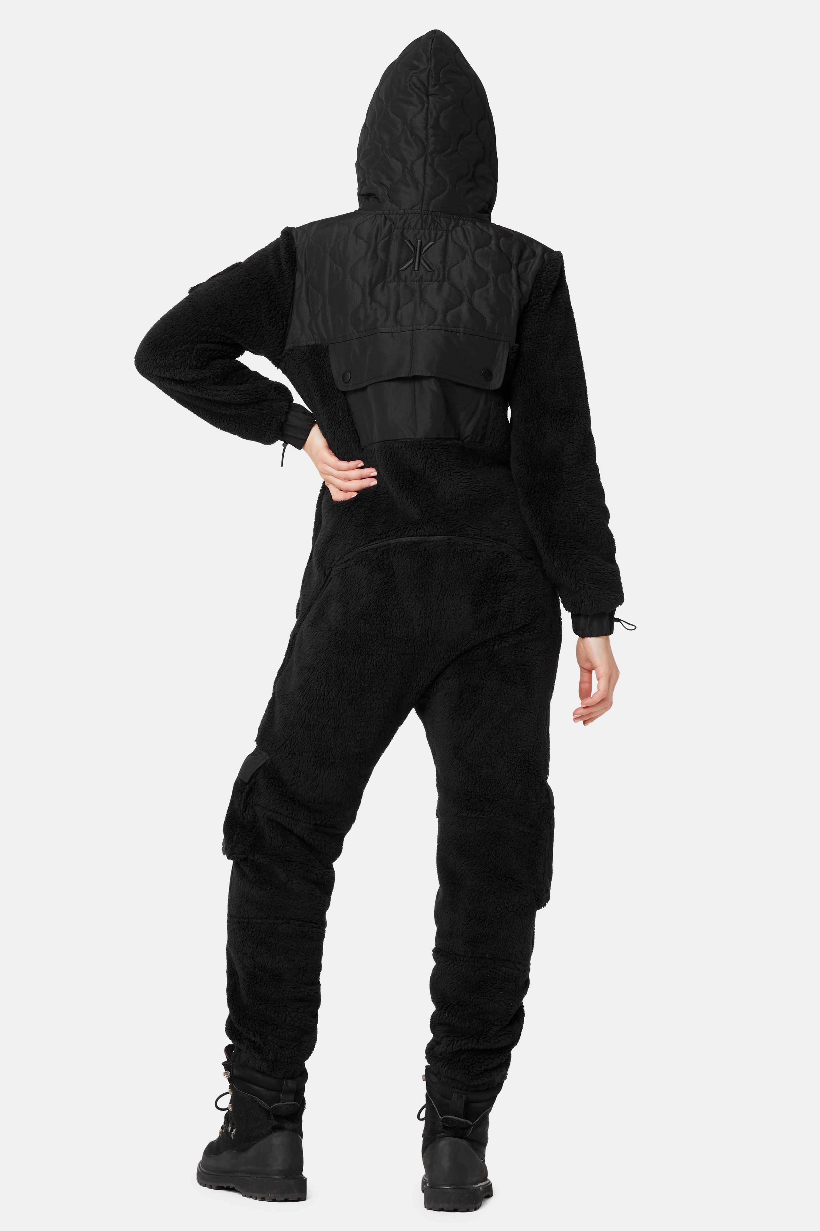 Puppy Cargo Jumpsuit Black