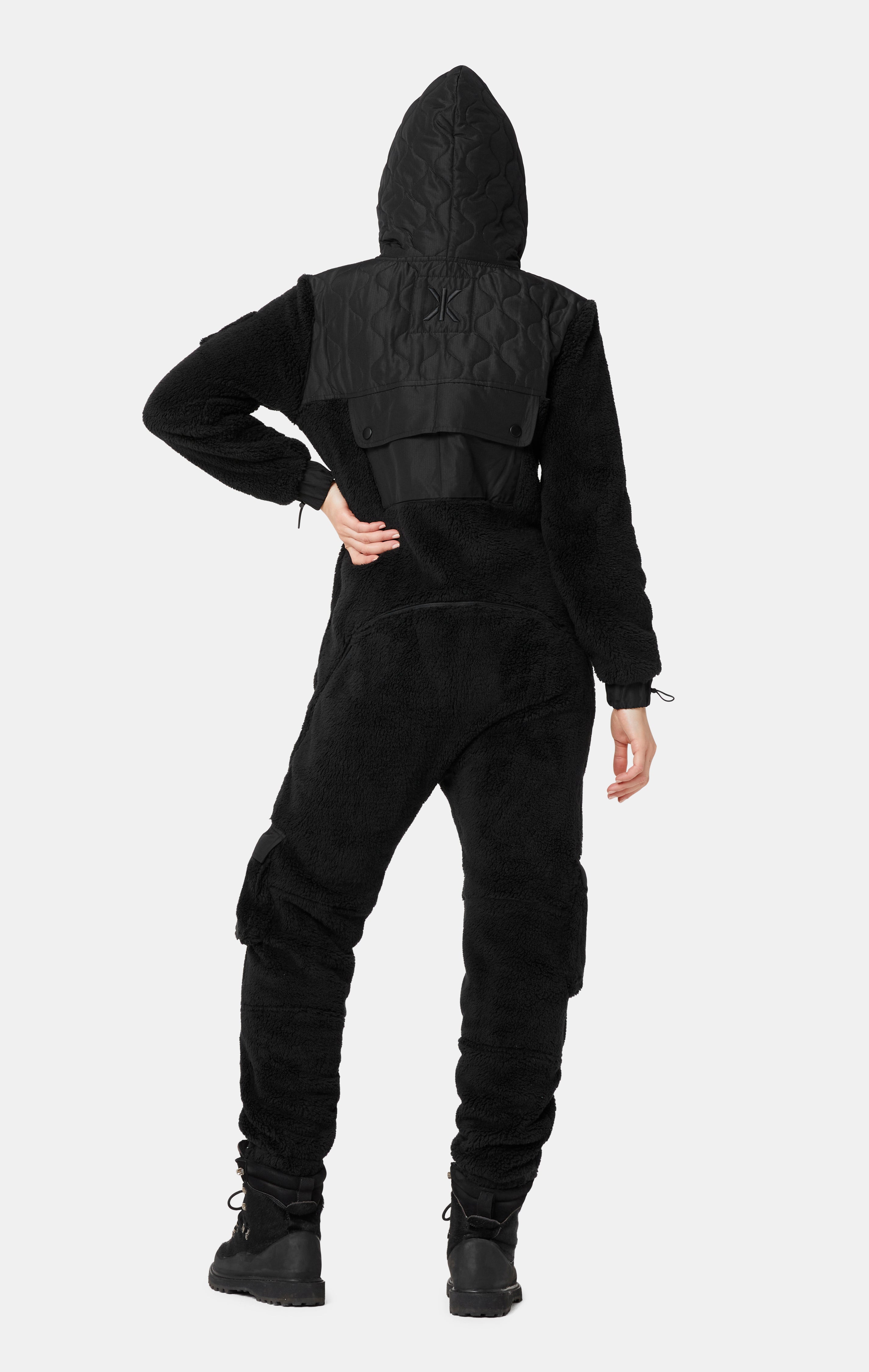Puppy Cargo Jumpsuit Black