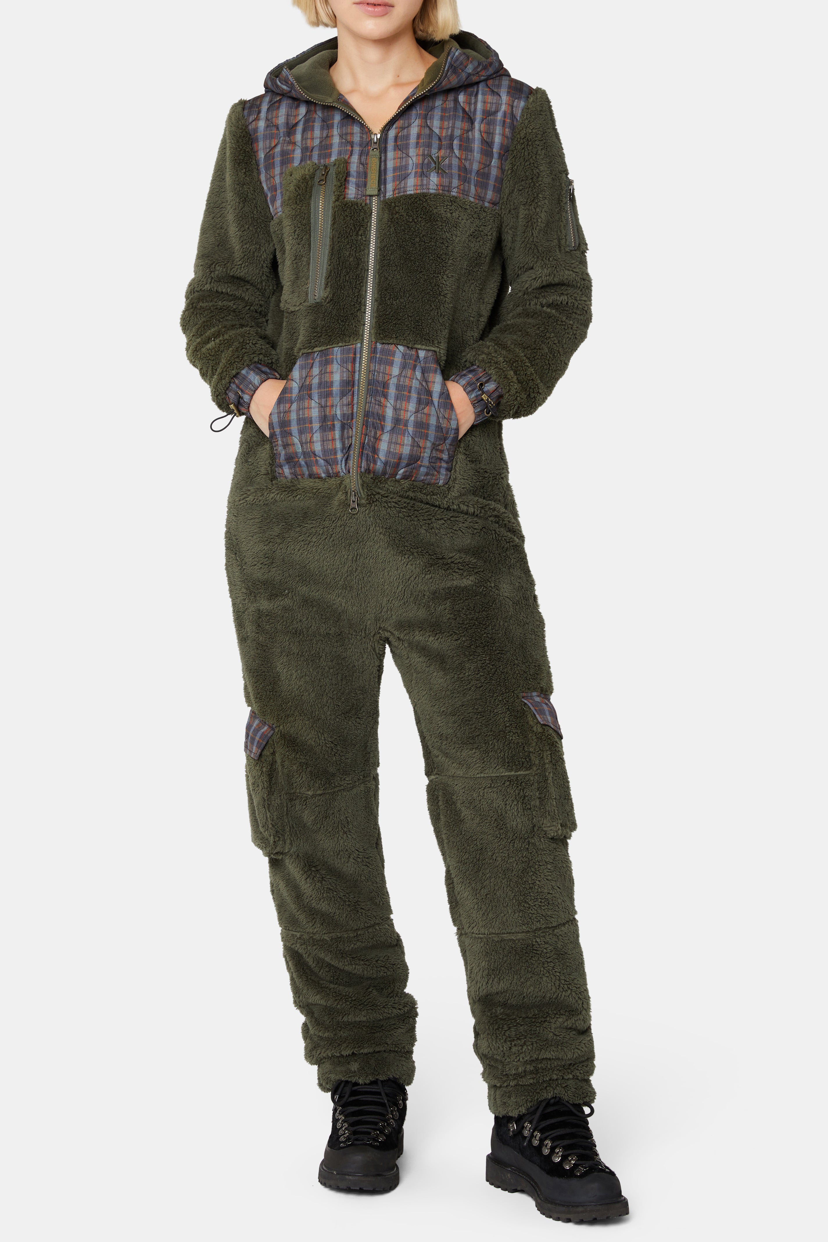 Puppy Cargo Jumpsuit Green