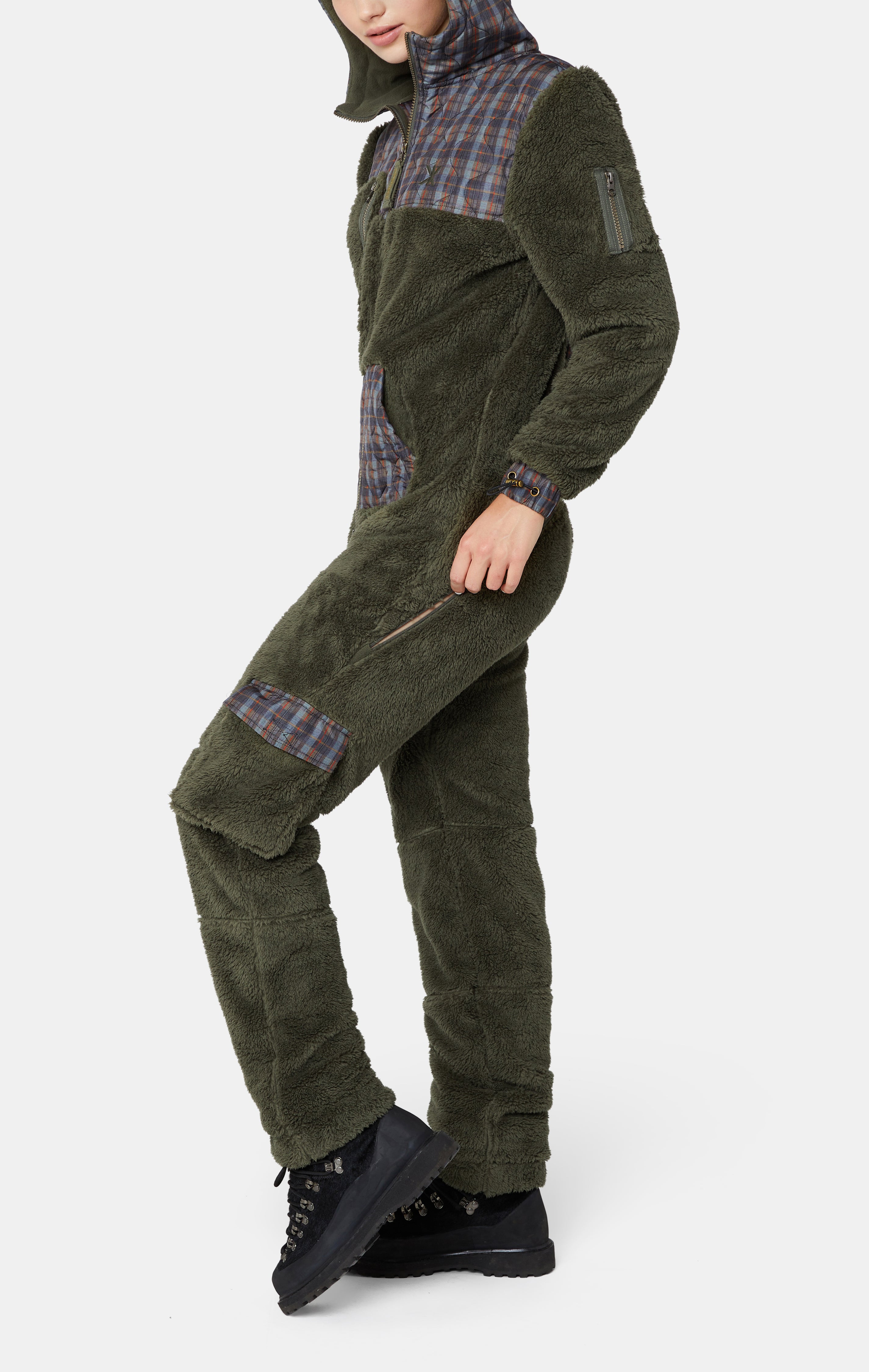 Puppy Cargo Jumpsuit Green