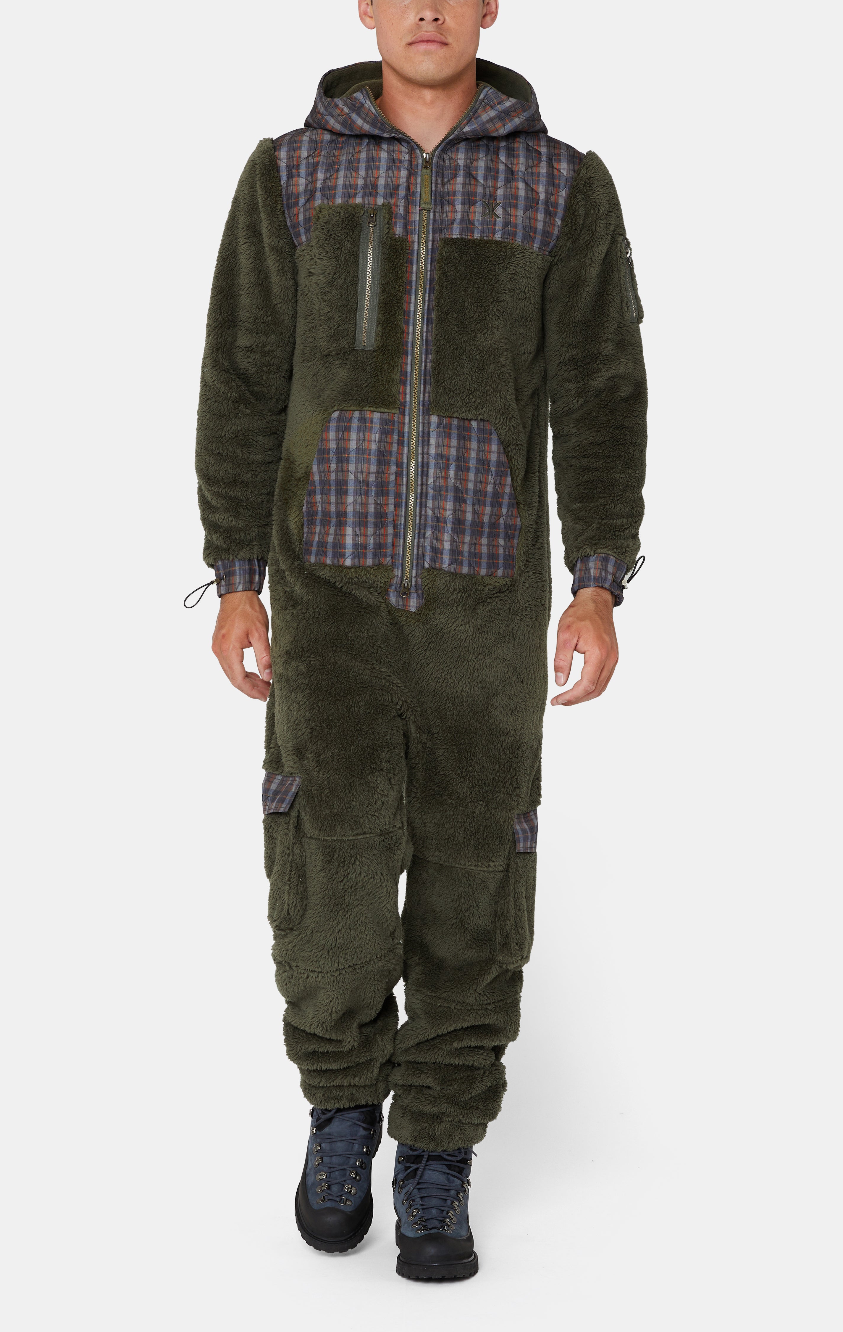 Puppy Cargo Jumpsuit Green