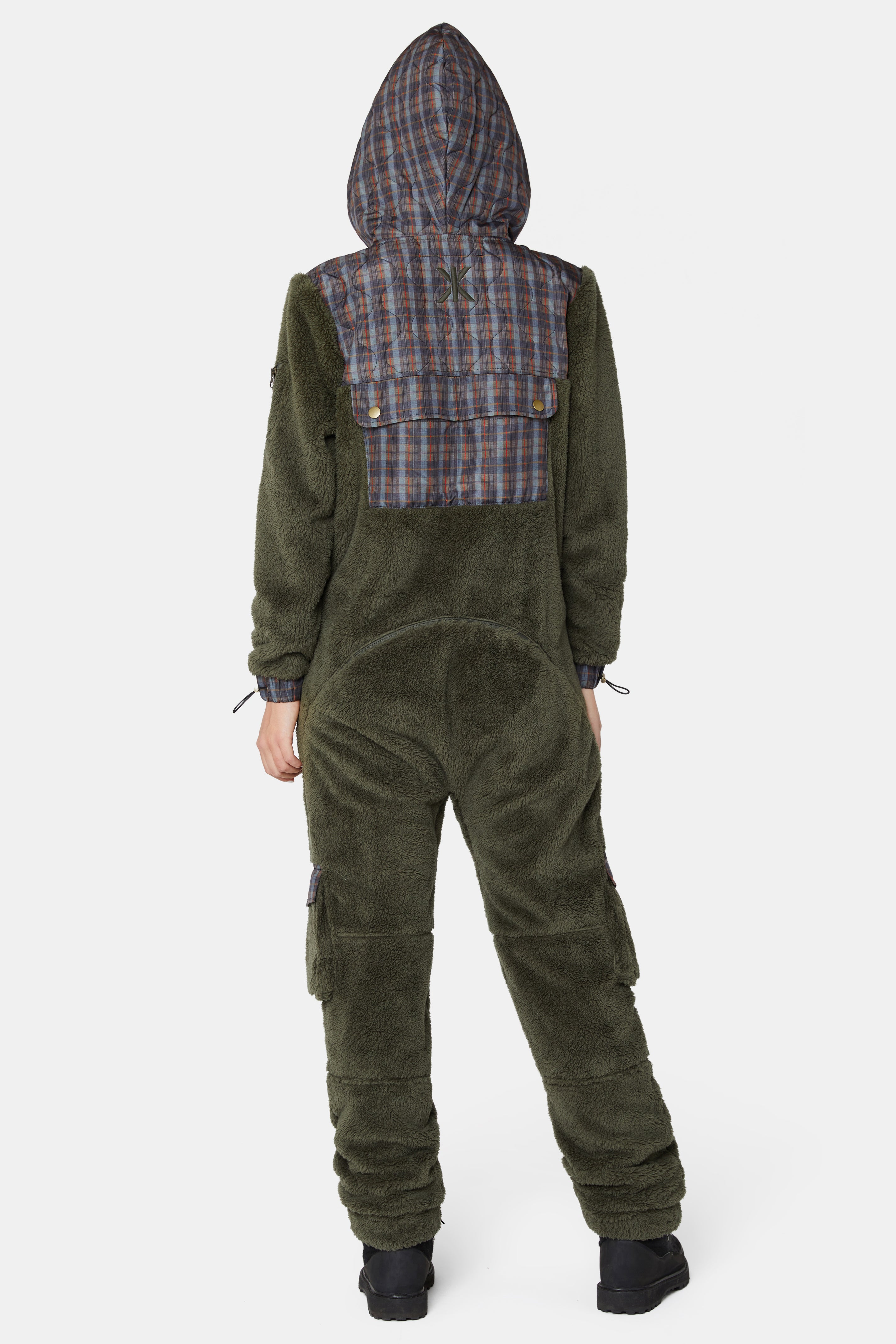 Puppy Cargo Jumpsuit Green