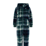 Puppy Kids Jumpsuit Green Check