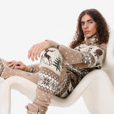 Holidays Are Coming Jumpsuit Brown