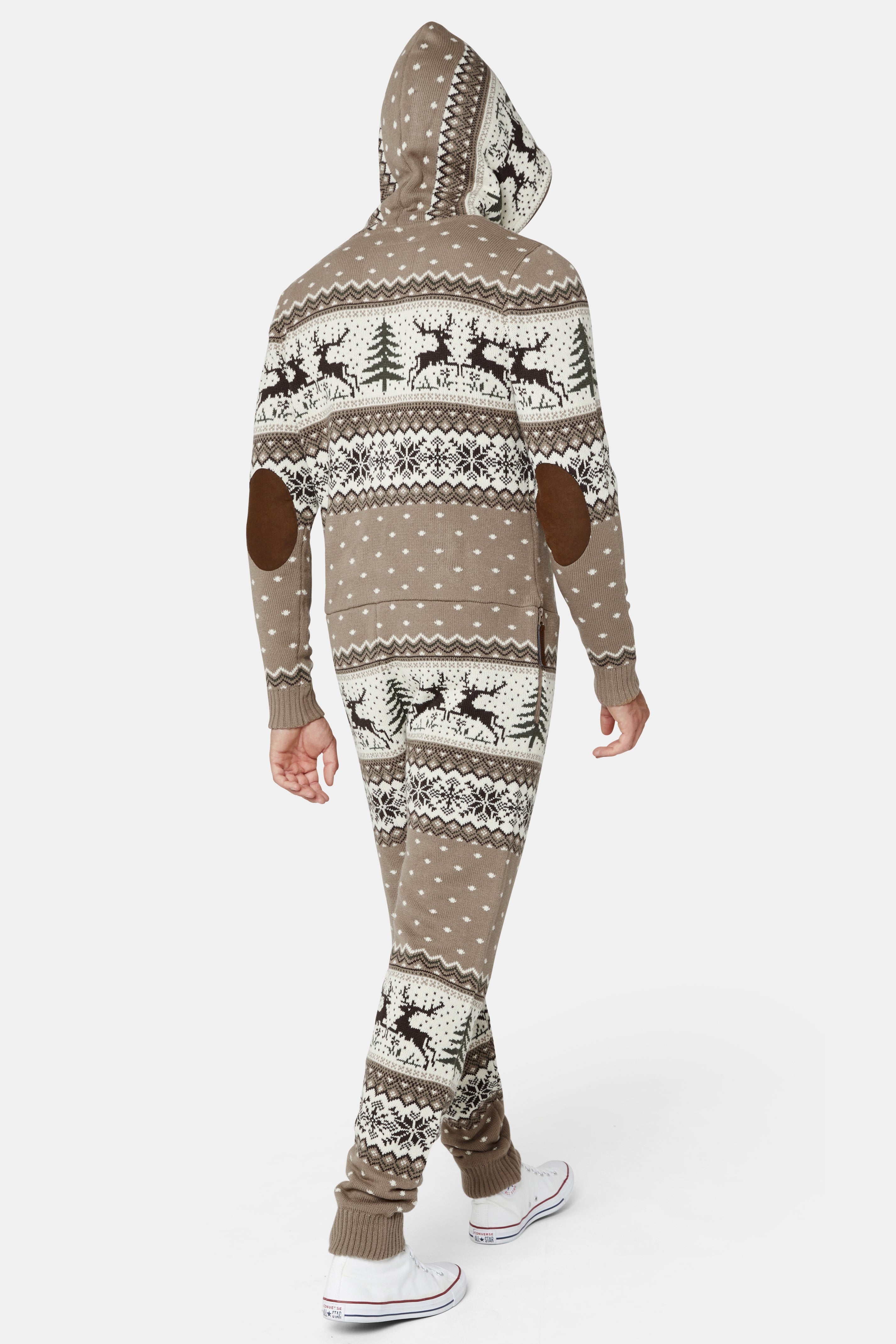 Holidays Are Coming Jumpsuit Brown