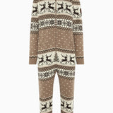 Holidays Are Coming Jumpsuit Brown