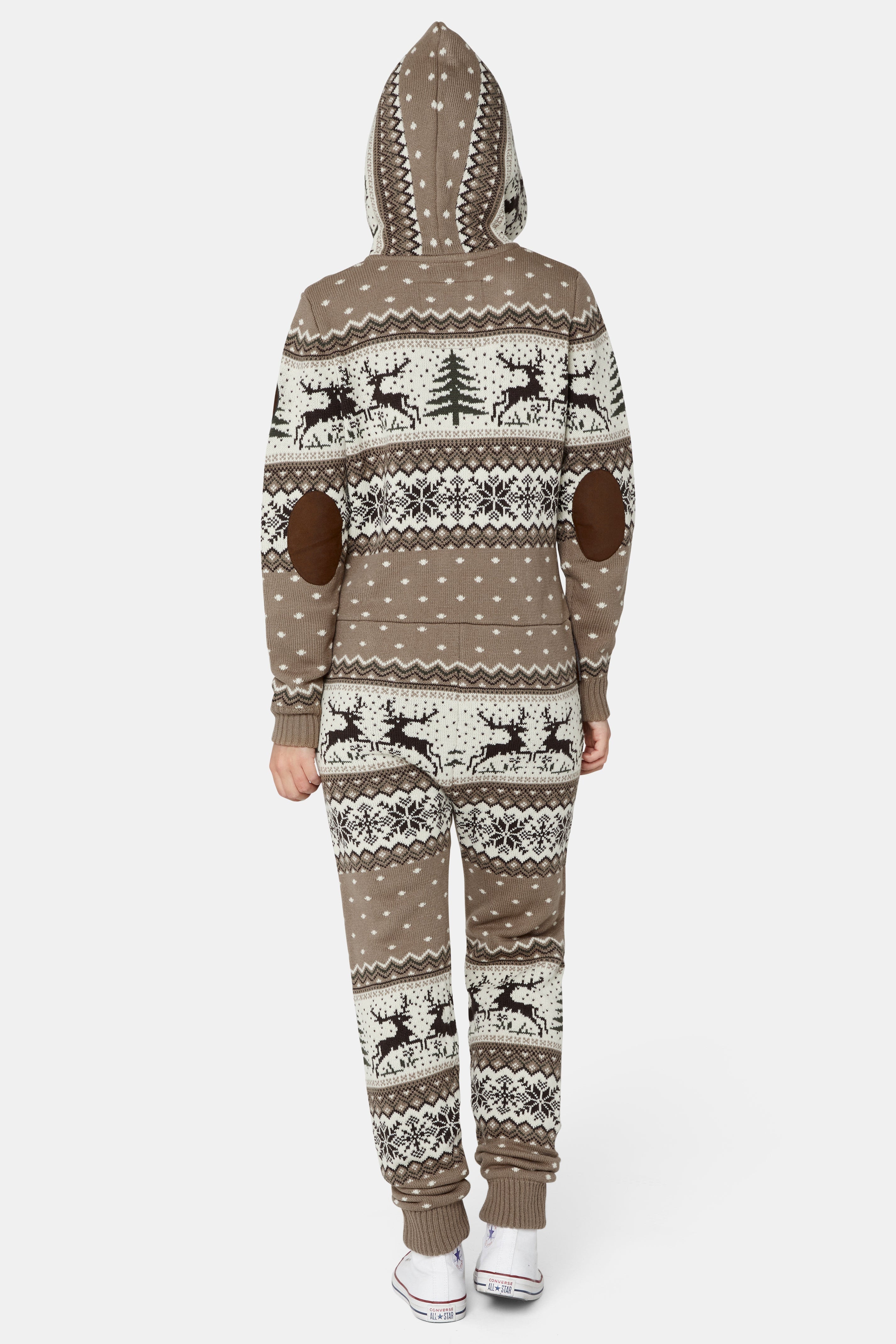 Holidays Are Coming Jumpsuit Brown
