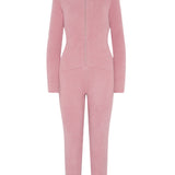 Chenille Jumpsuit Pink