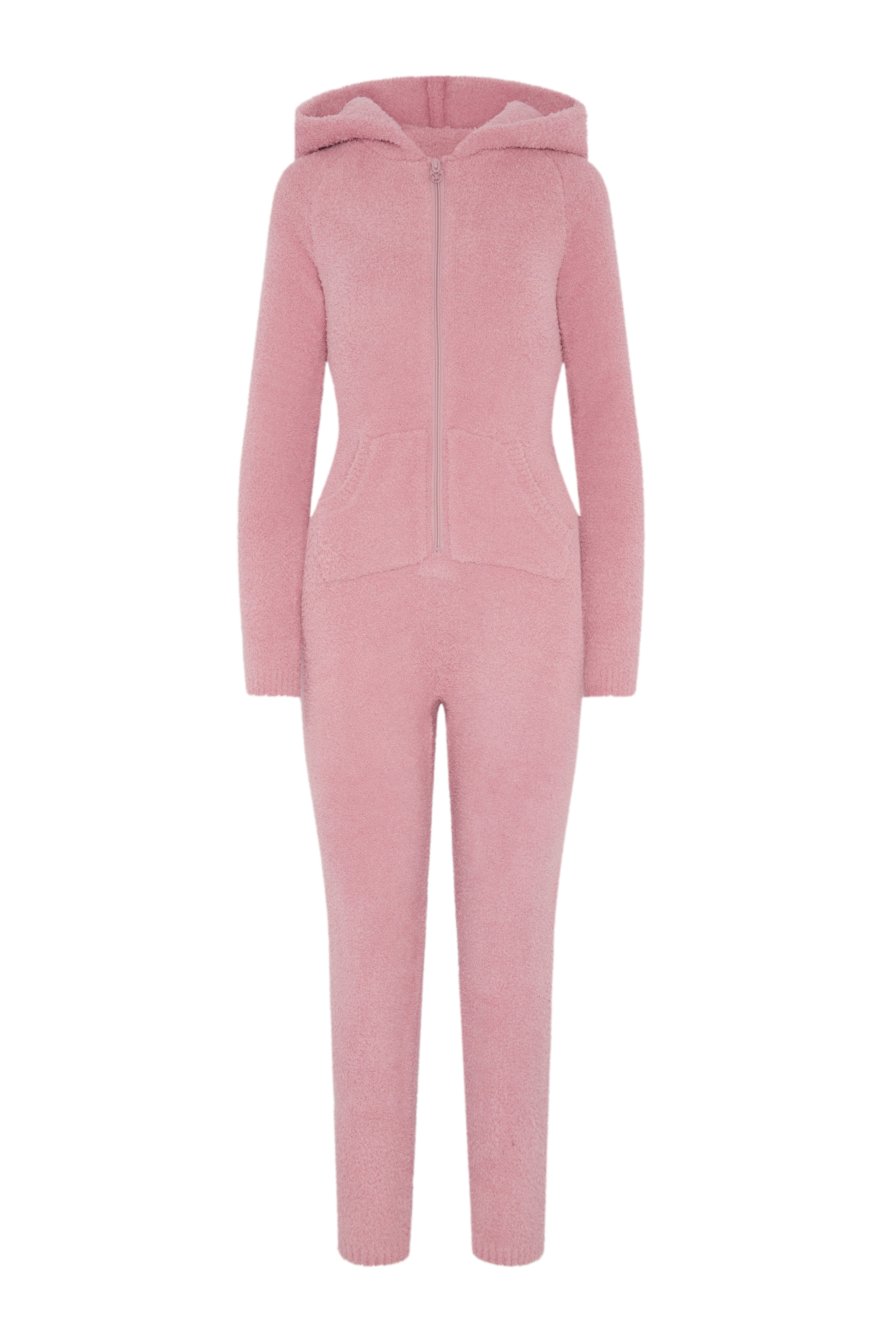 Chenille Jumpsuit Pink