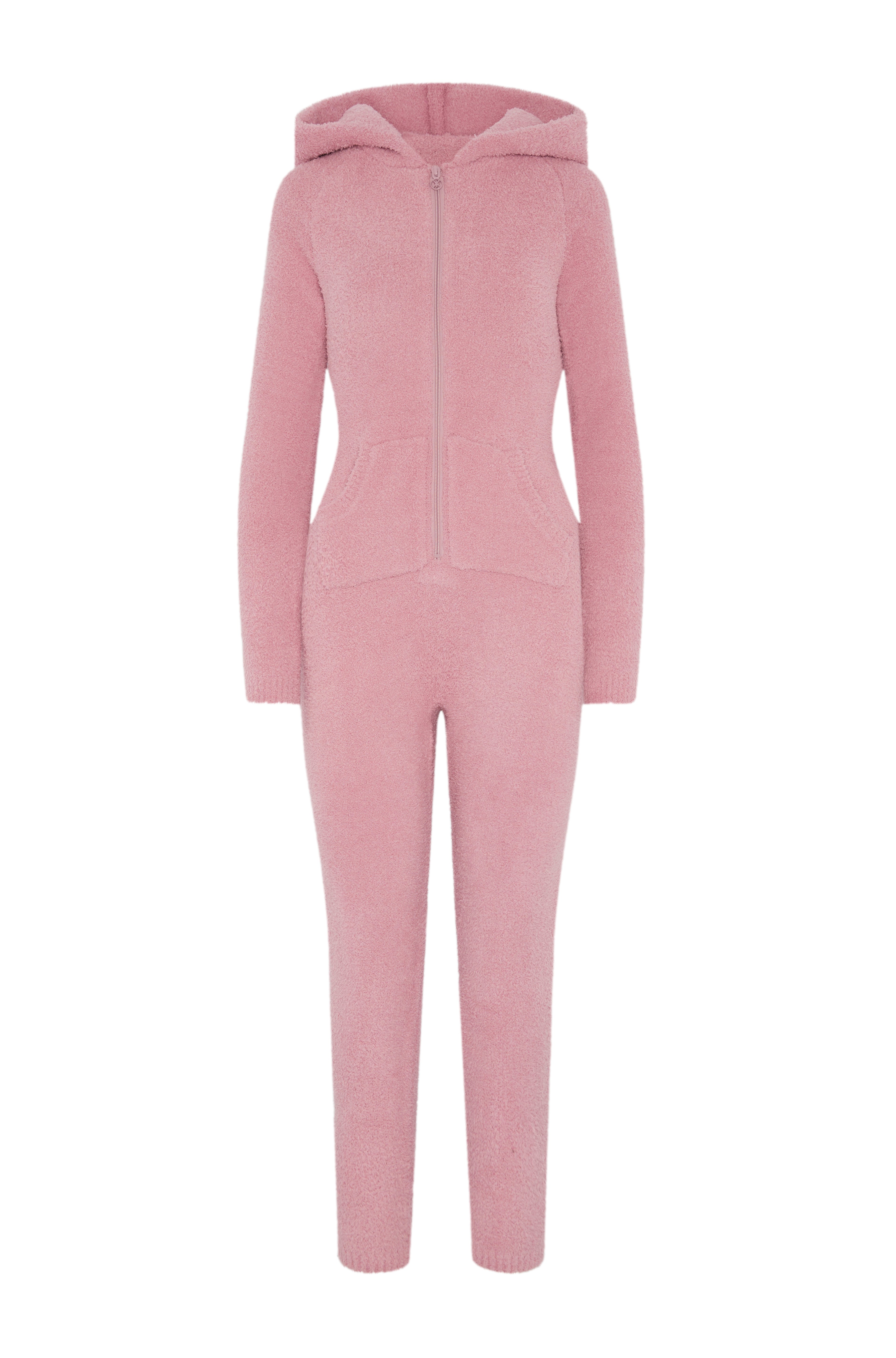 Chenille Jumpsuit Pink