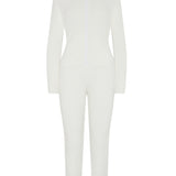 Chenille Jumpsuit Off White