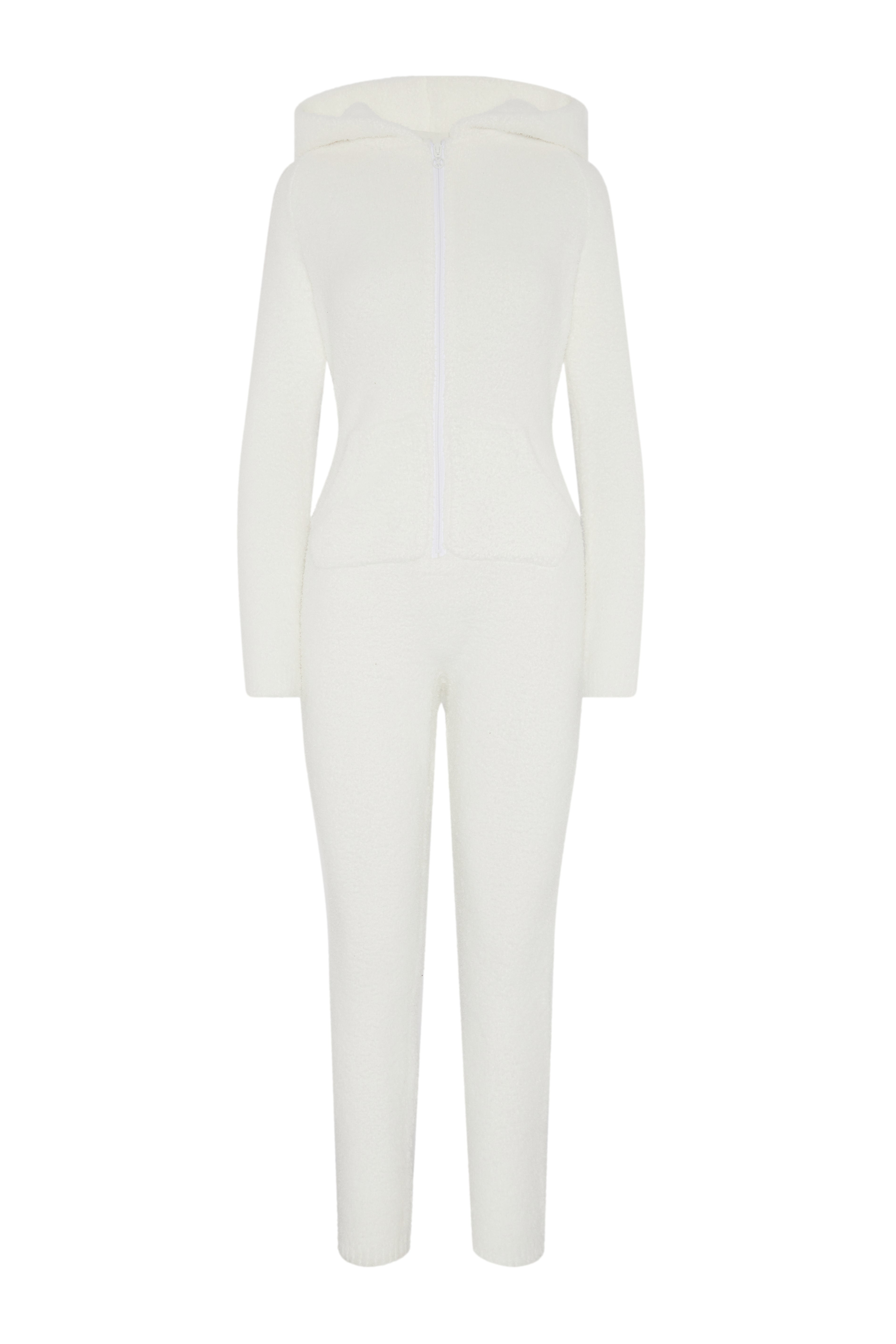 Chenille Jumpsuit Off White