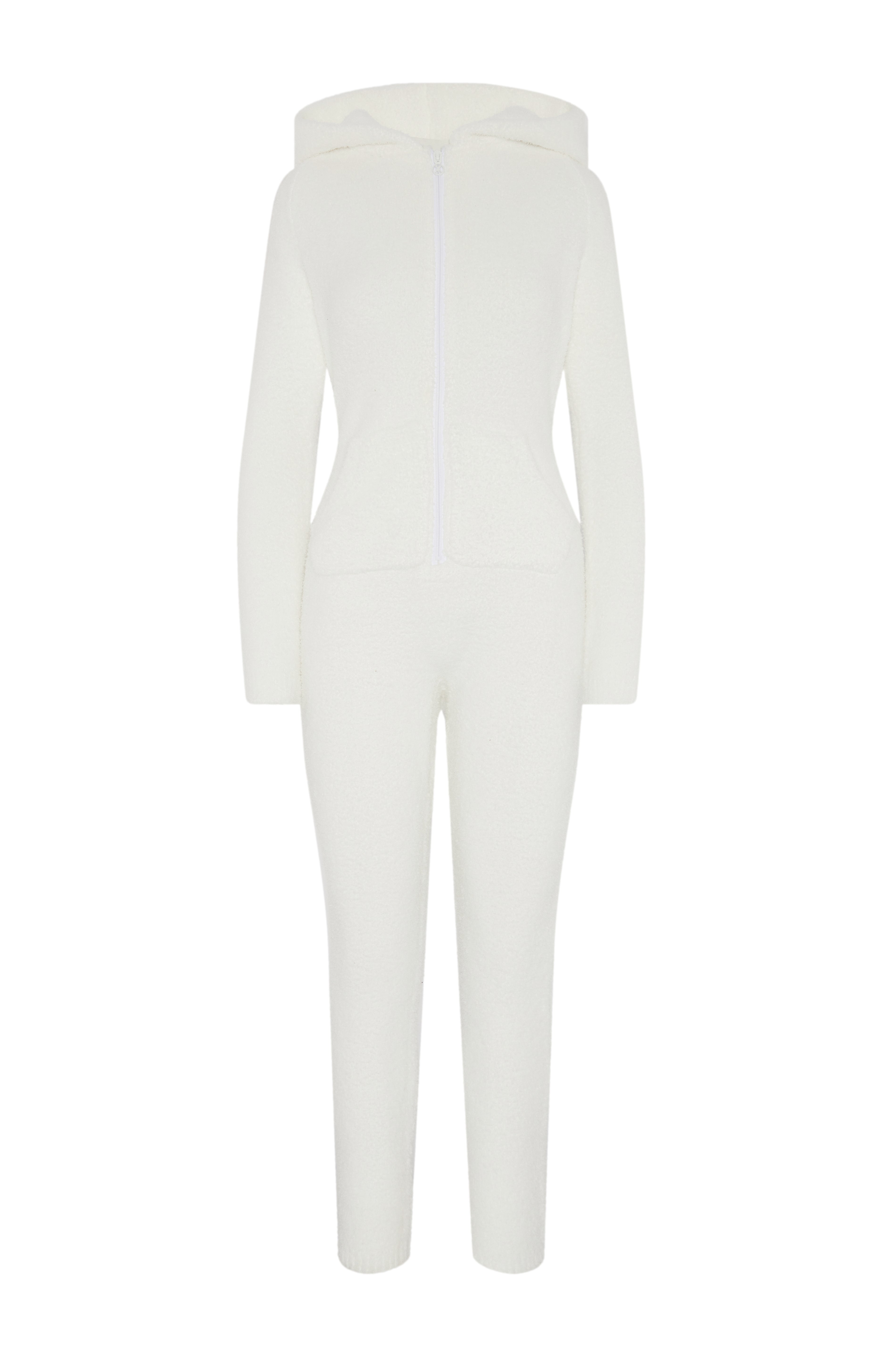 Chenille Jumpsuit Off White