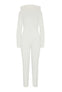 Chenille Jumpsuit Off White