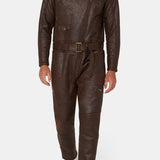 Biker Jumpsuit Brown