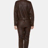 Biker Jumpsuit Brown