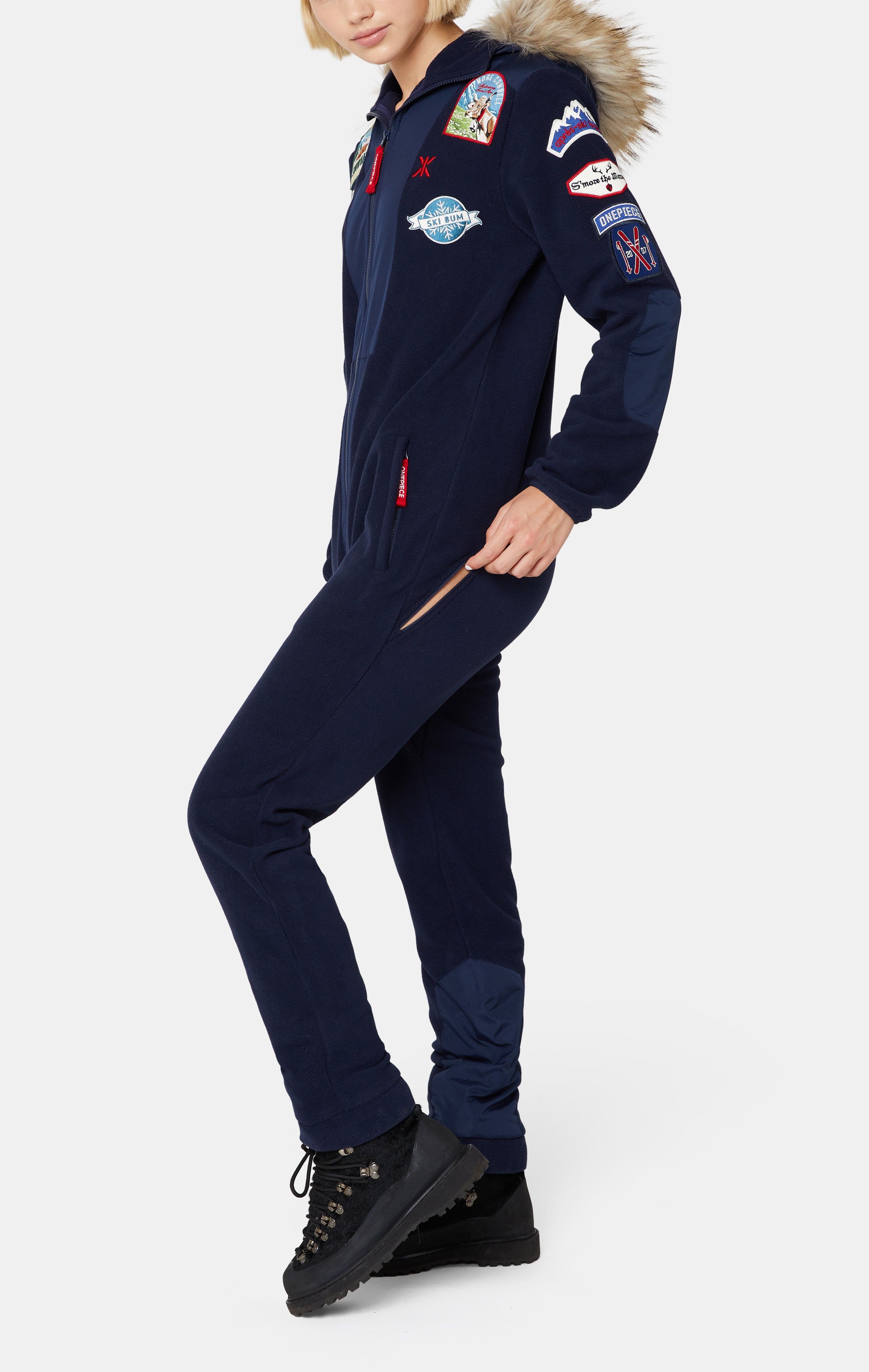 Mountain Patch Jumpsuit Navy