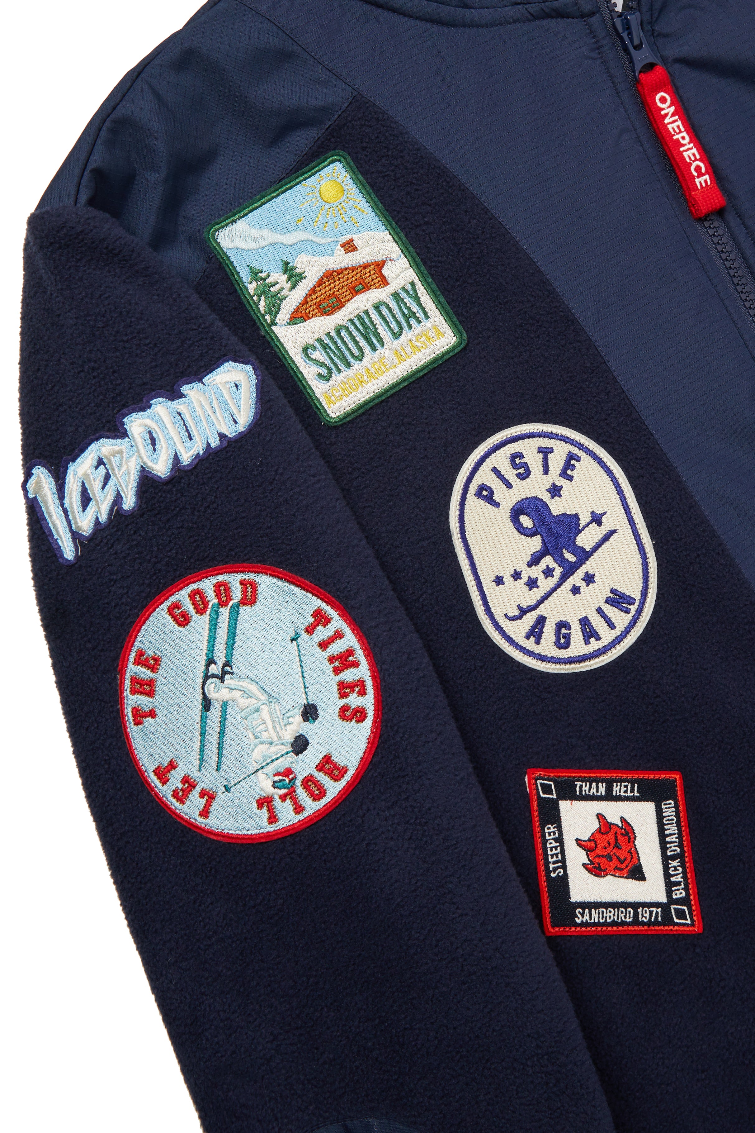 Mountain Patch Jumpsuit Navy
