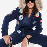Mountain Patch Jumpsuit Navy