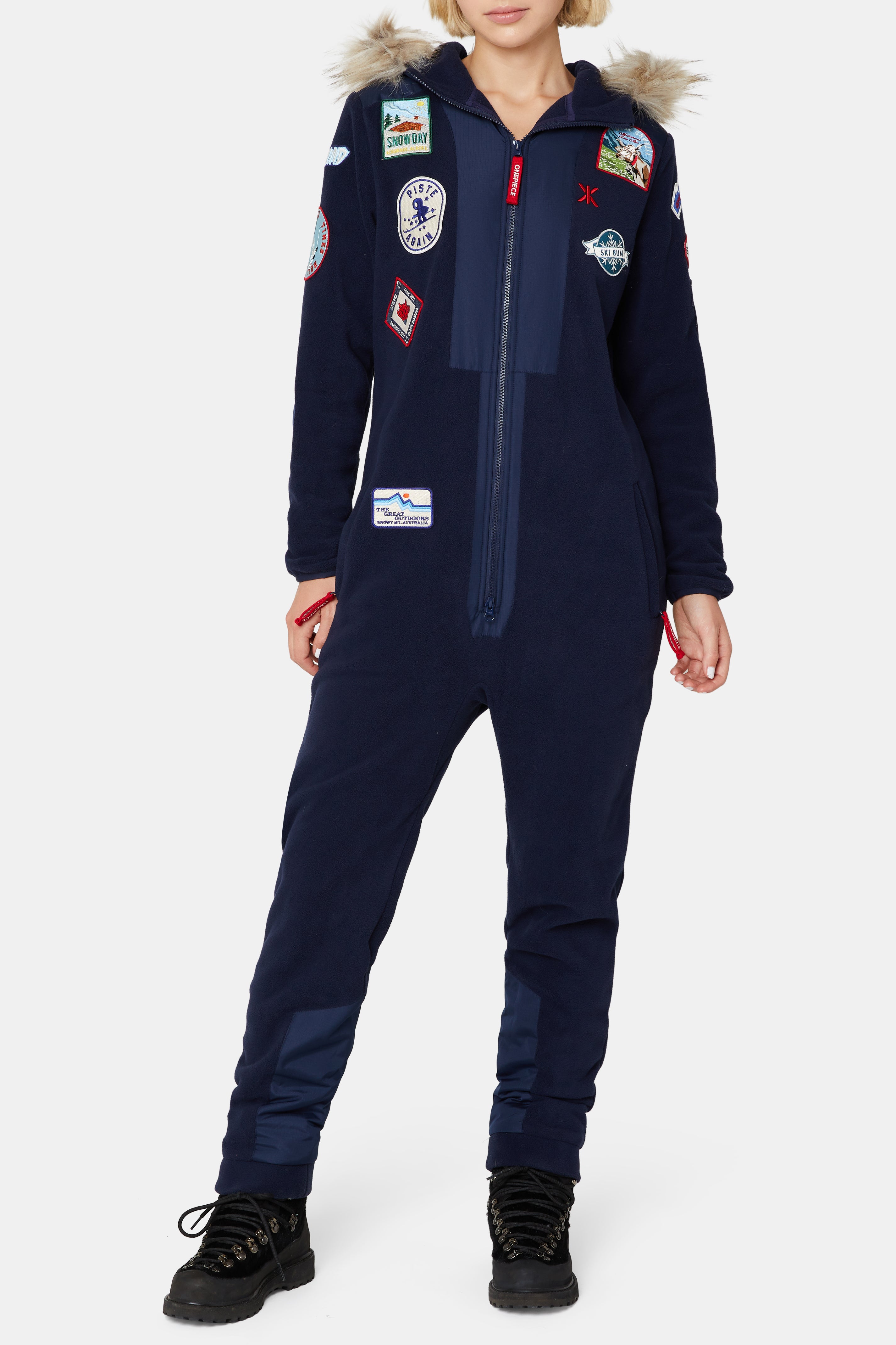 Mountain Patch Jumpsuit Navy