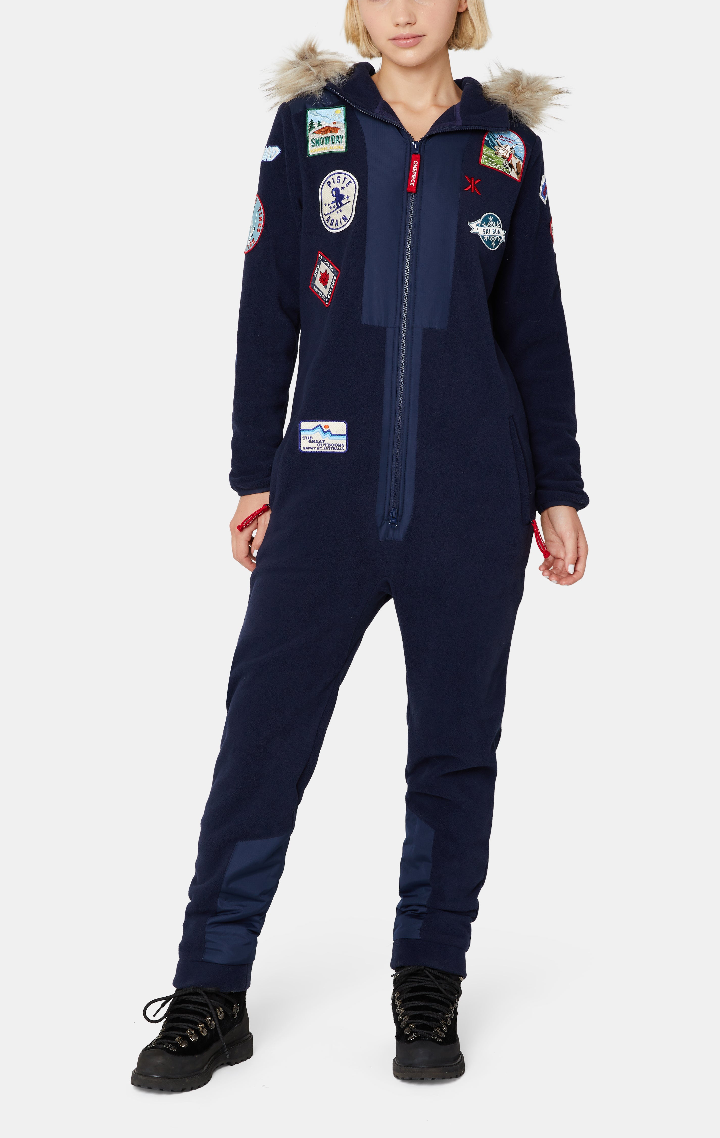 Mountain Patch Jumpsuit Navy