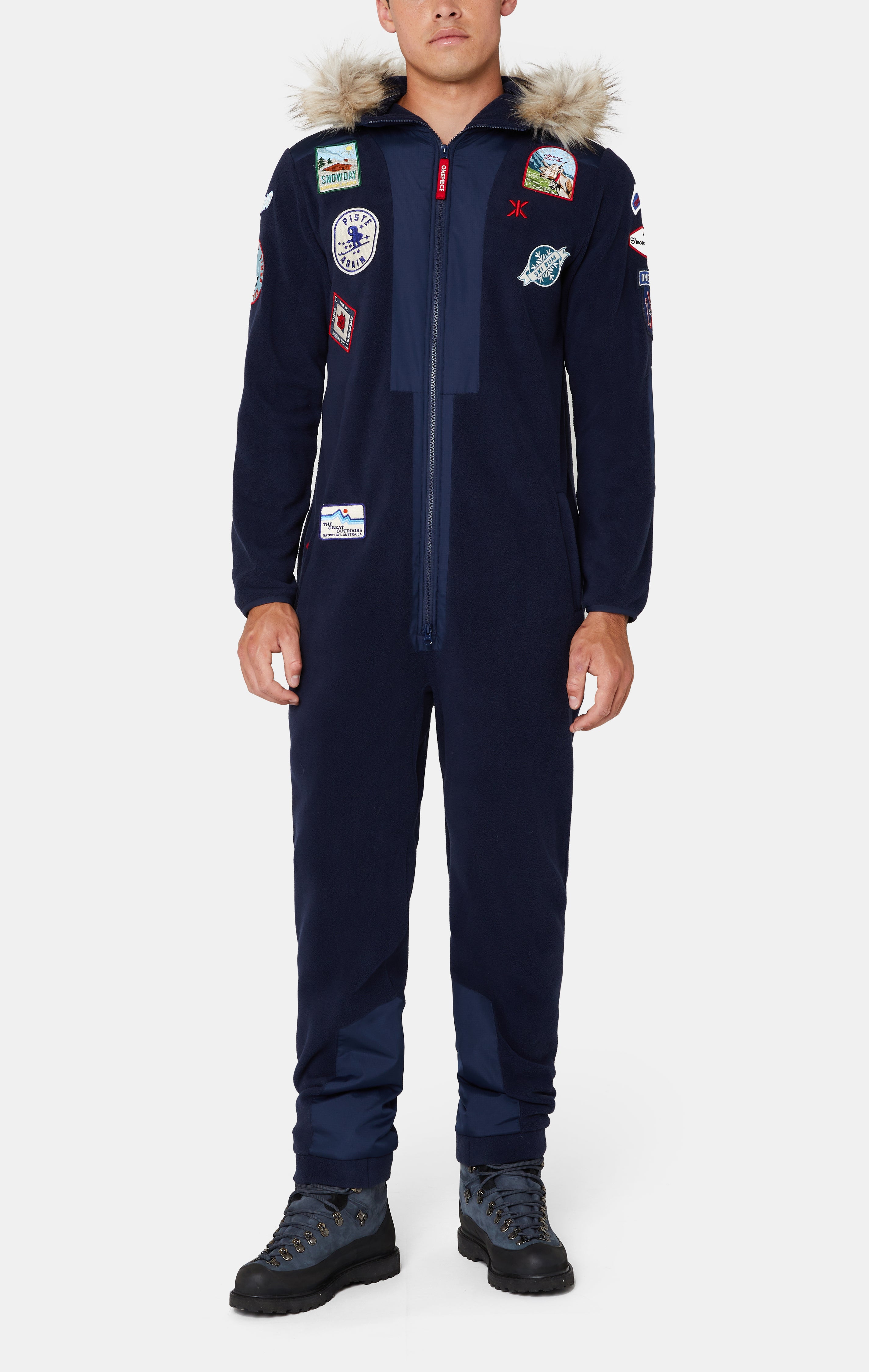 Mountain Patch Jumpsuit Navy