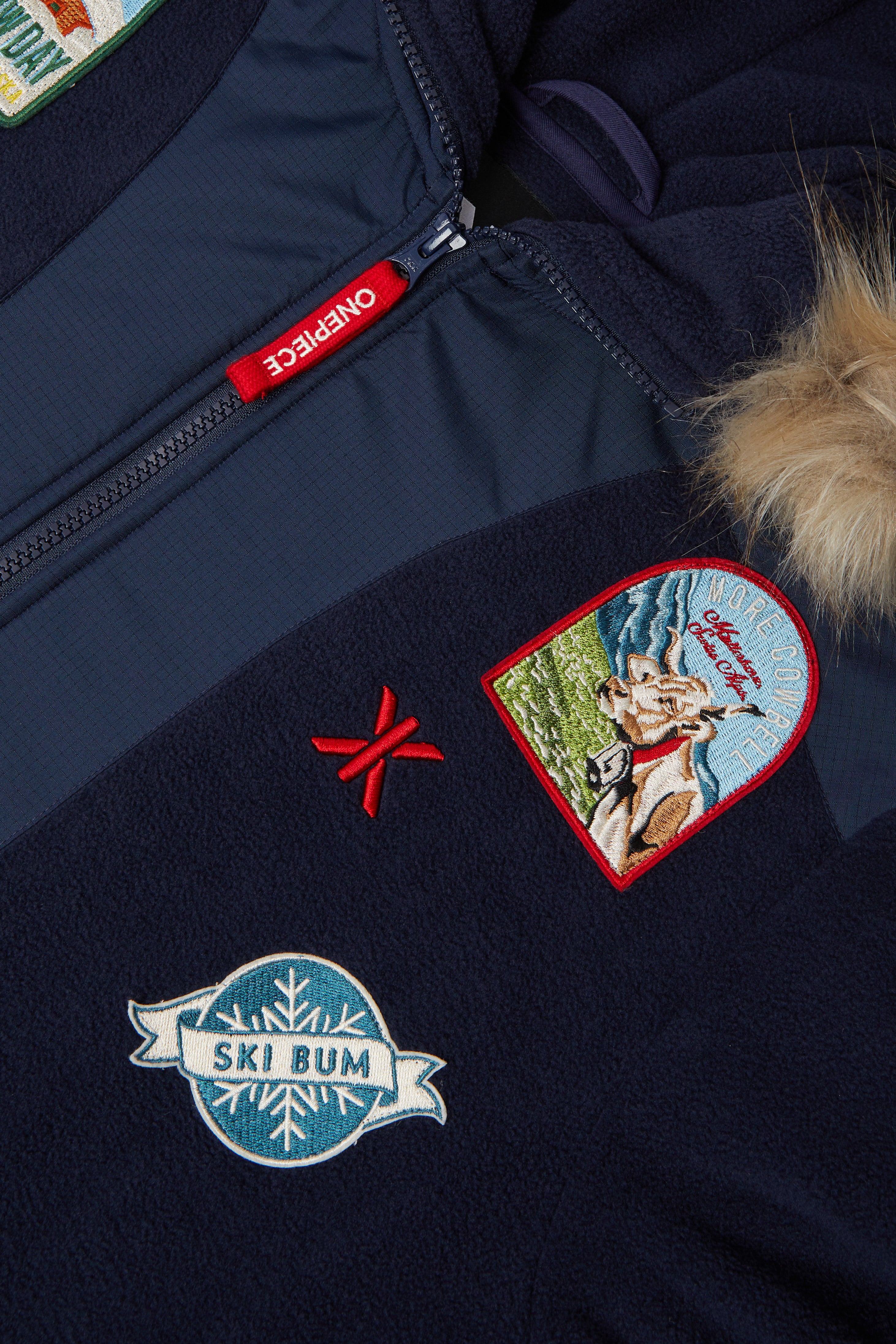 Mountain Patch Jumpsuit Navy