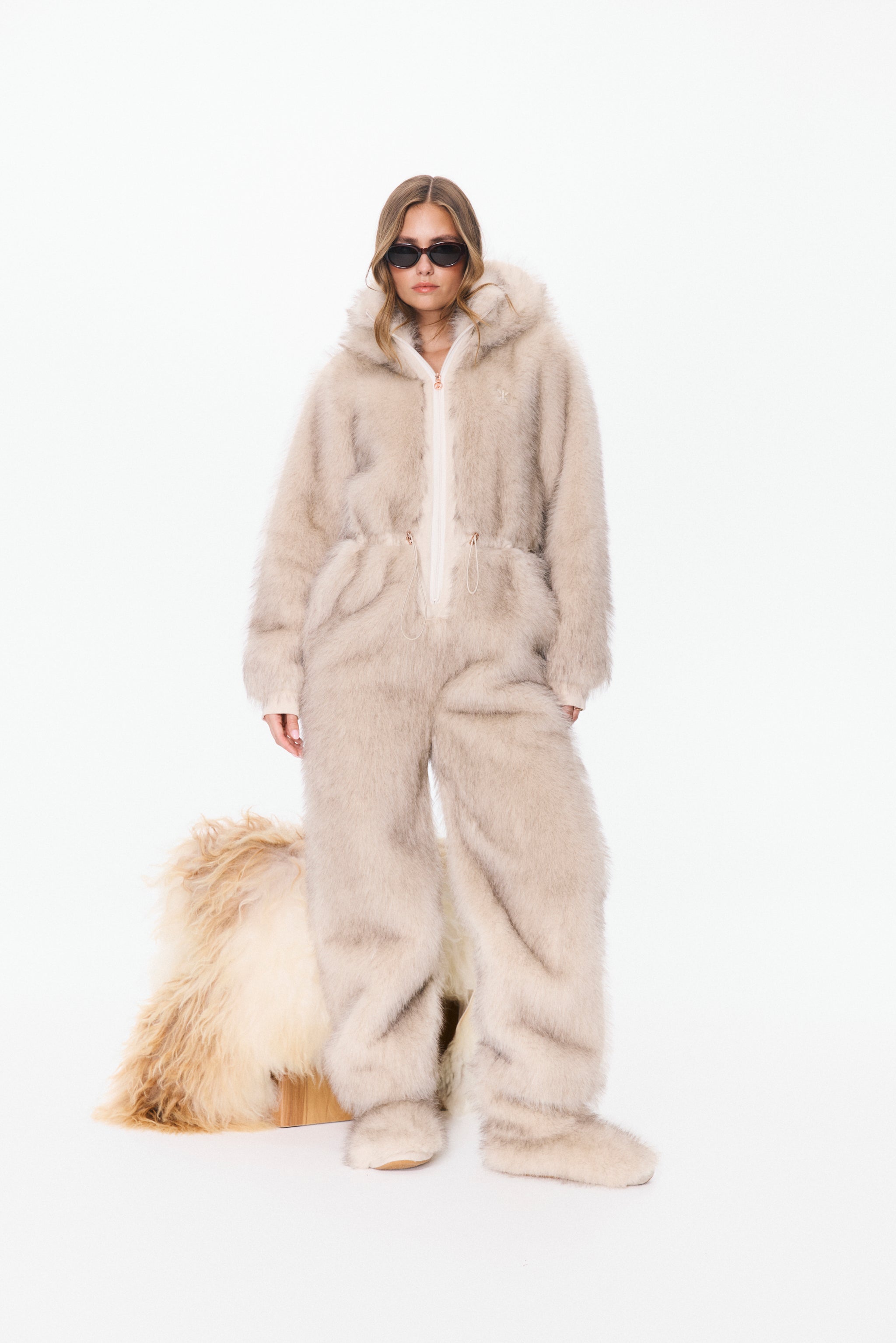 The Housewife Jumpsuit Beige