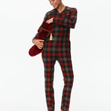 The Checked Pyjamas Jumpsuit Red