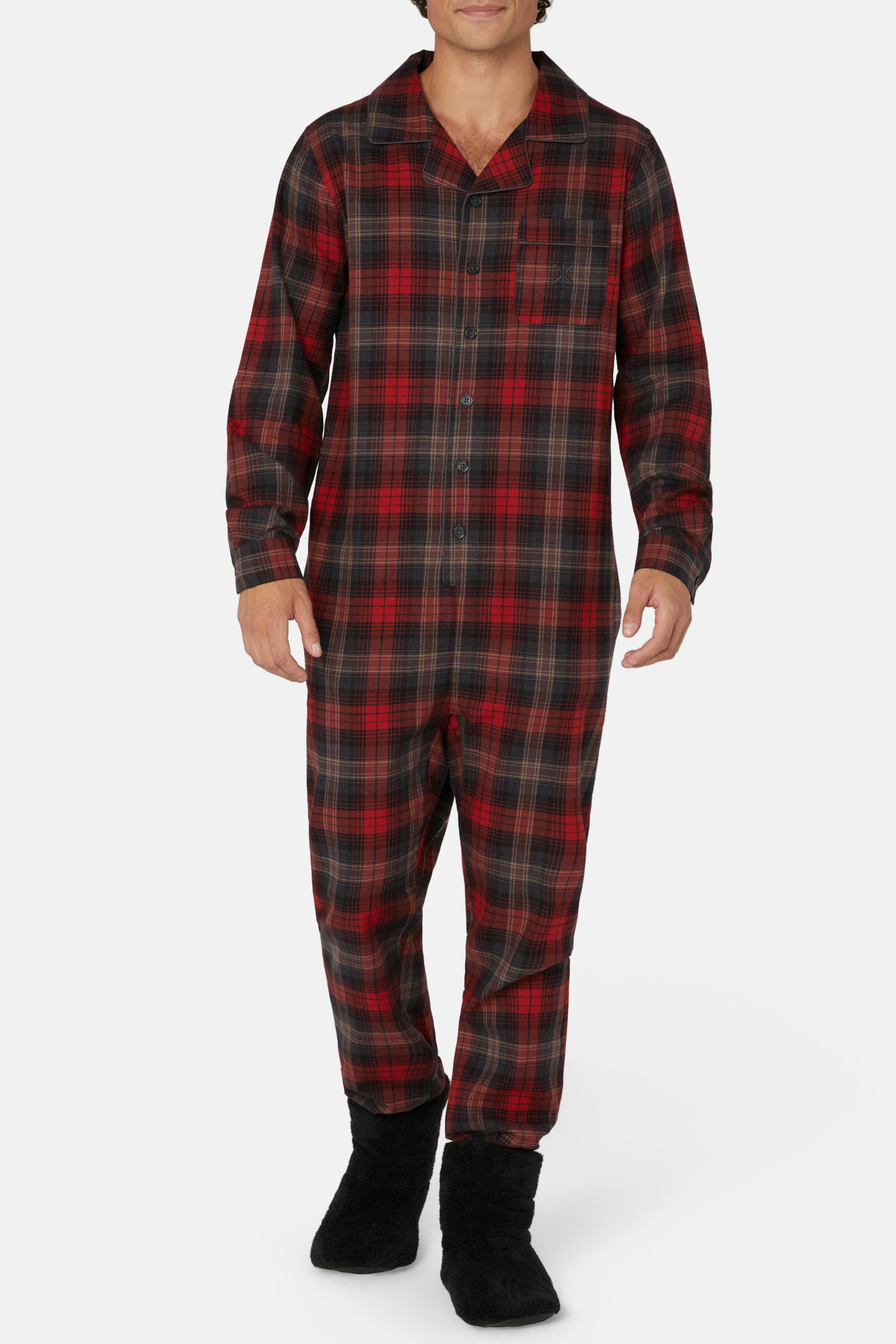 The Checked Pyjamas Jumpsuit Red