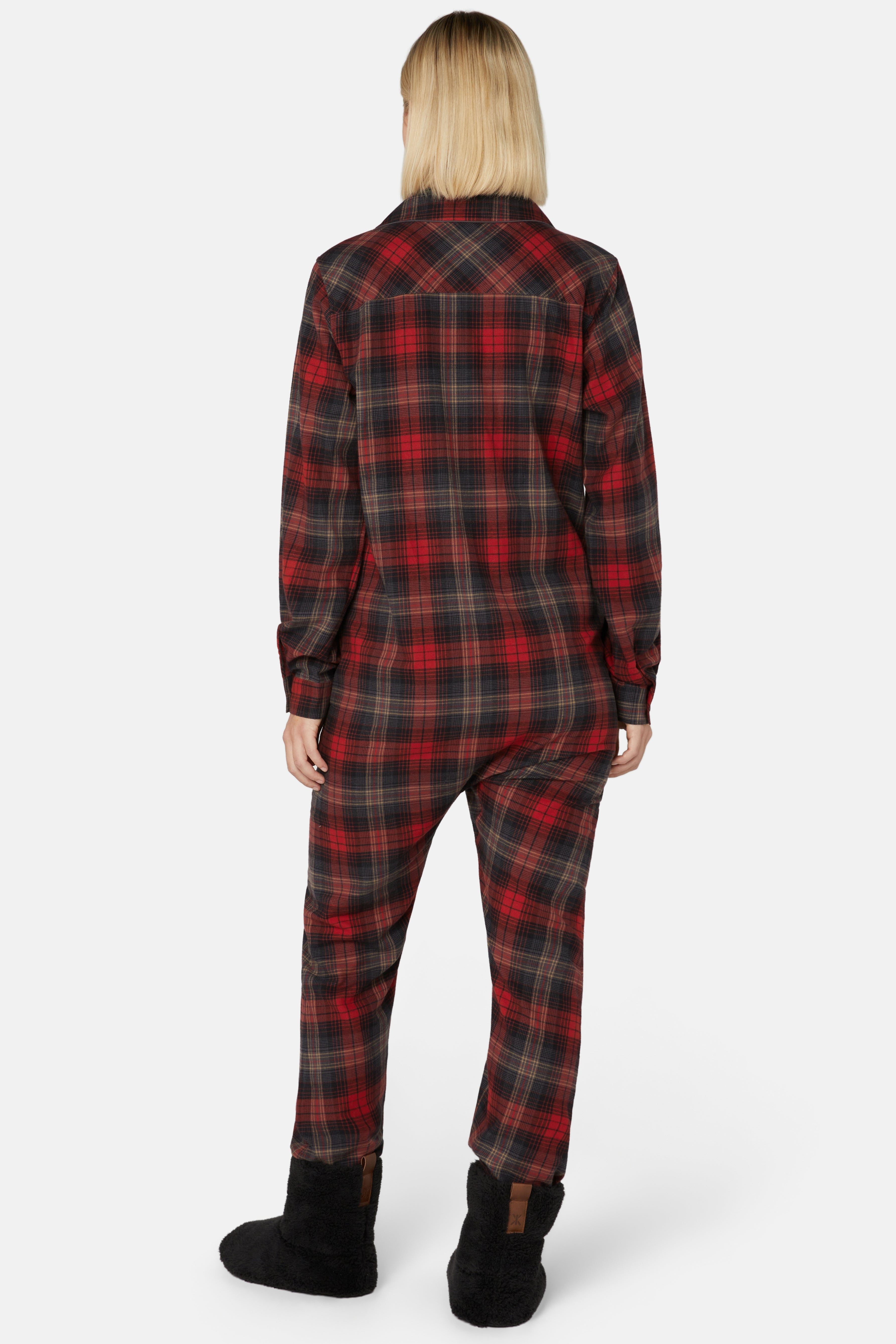 The Checked Pyjamas Jumpsuit Red